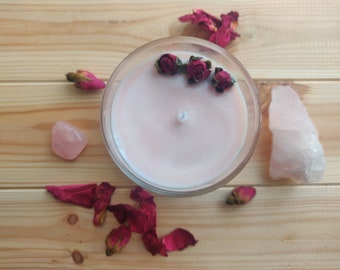 Rose & Jasmine Scented Candle