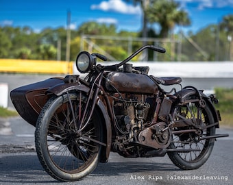 Antique Indian Motorcycle 3, New Smyrna Speedway, October 2023