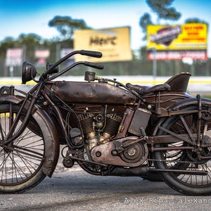 Antique Indian Motorcycle 2, New Smyrna Speedway, October 2023