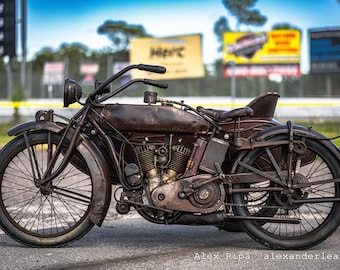 Antique Indian Motorcycle 2, New Smyrna Speedway, October 2023