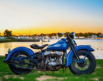 1941 Harley-Davidson WL by the River