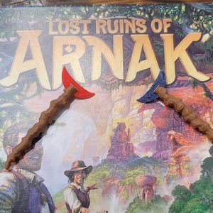 Lost Ruins of Arnak Moon Staffs - Blue and Red