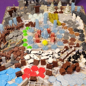 Gloomhaven to Frosthaven 3D Upgrade - 130+ Pieces