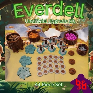 Everdell-upgradekit: 44 stuks! - Niet-officiële 3D-geprinte add-ons