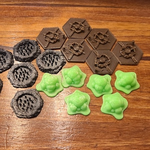 Trap Set for Gloomhaven - Compatible with Jaws of the Lion, Frosthaven, D&D, and other Table Top RPGs