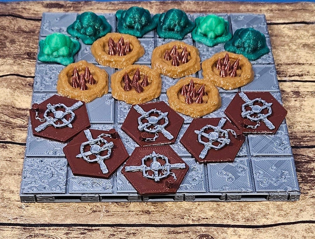 Premium Trap Set for Gloomhaven Compatible With Jaws of the Lion, Frosthaven, D&D, and Other