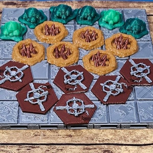 Premium Trap Set for Gloomhaven - Compatible with Jaws of the Lion, Frosthaven, D&D, and other Table Top RPGs
