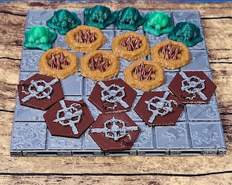 Premium Trap Set for Gloomhaven - Compatible with Jaws of the Lion, Frosthaven, D&D, and other Table Top RPGs