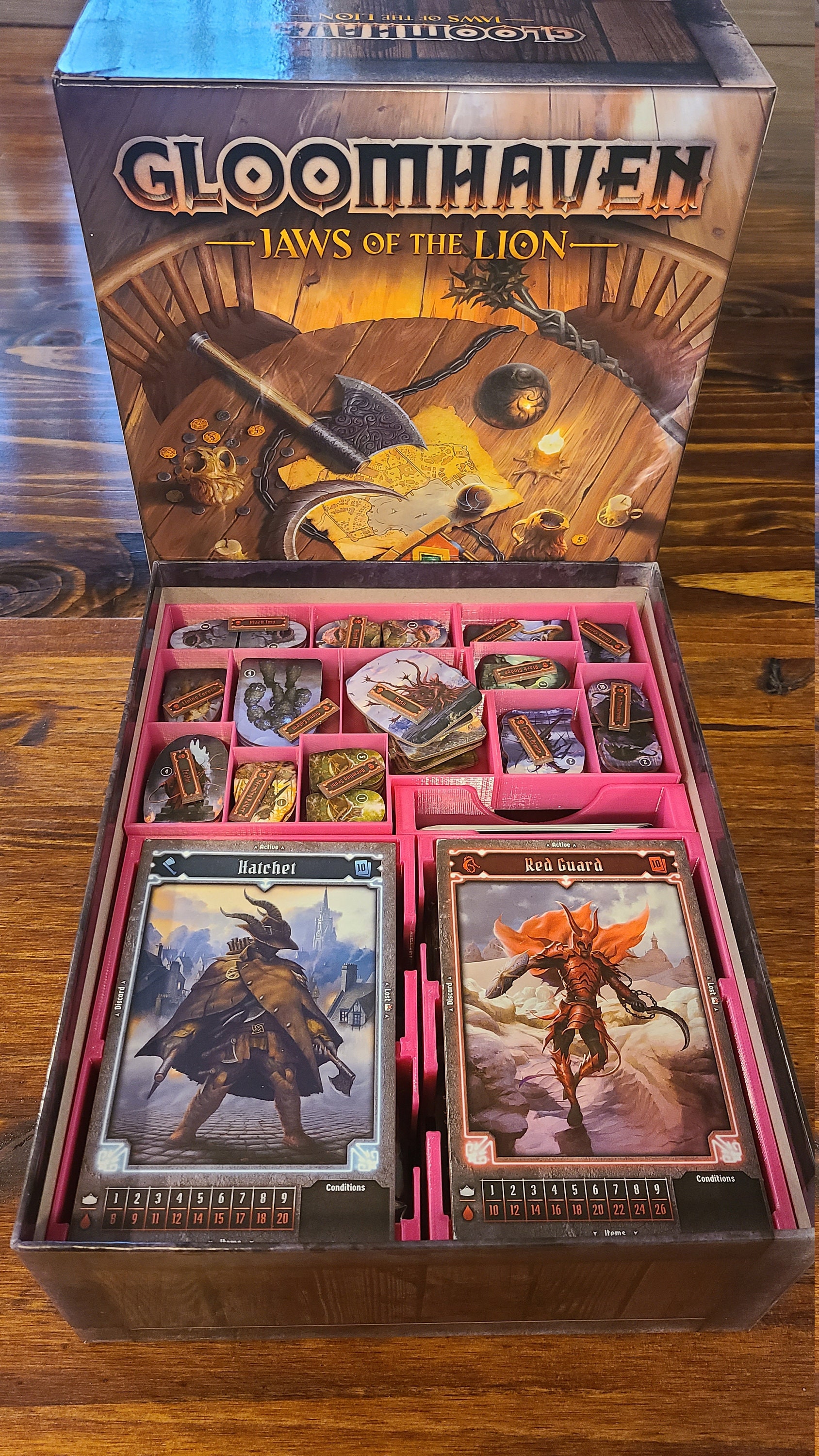 Gloomhaven Jaws of the Lion Organizer Inserts 