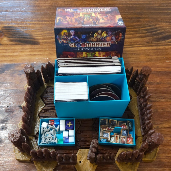 Gloomhaven: inserto organizer per pulsanti e insetti