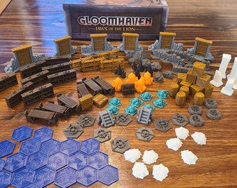 Gloomhaven Jaws of the Lion 3D Game Pieces