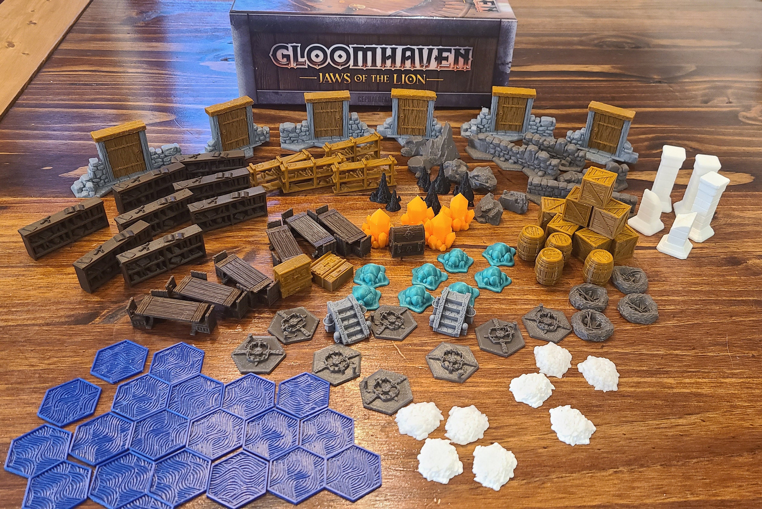Gloomhaven Jaws of the Lion 3D Game Pieces Etsy Australia