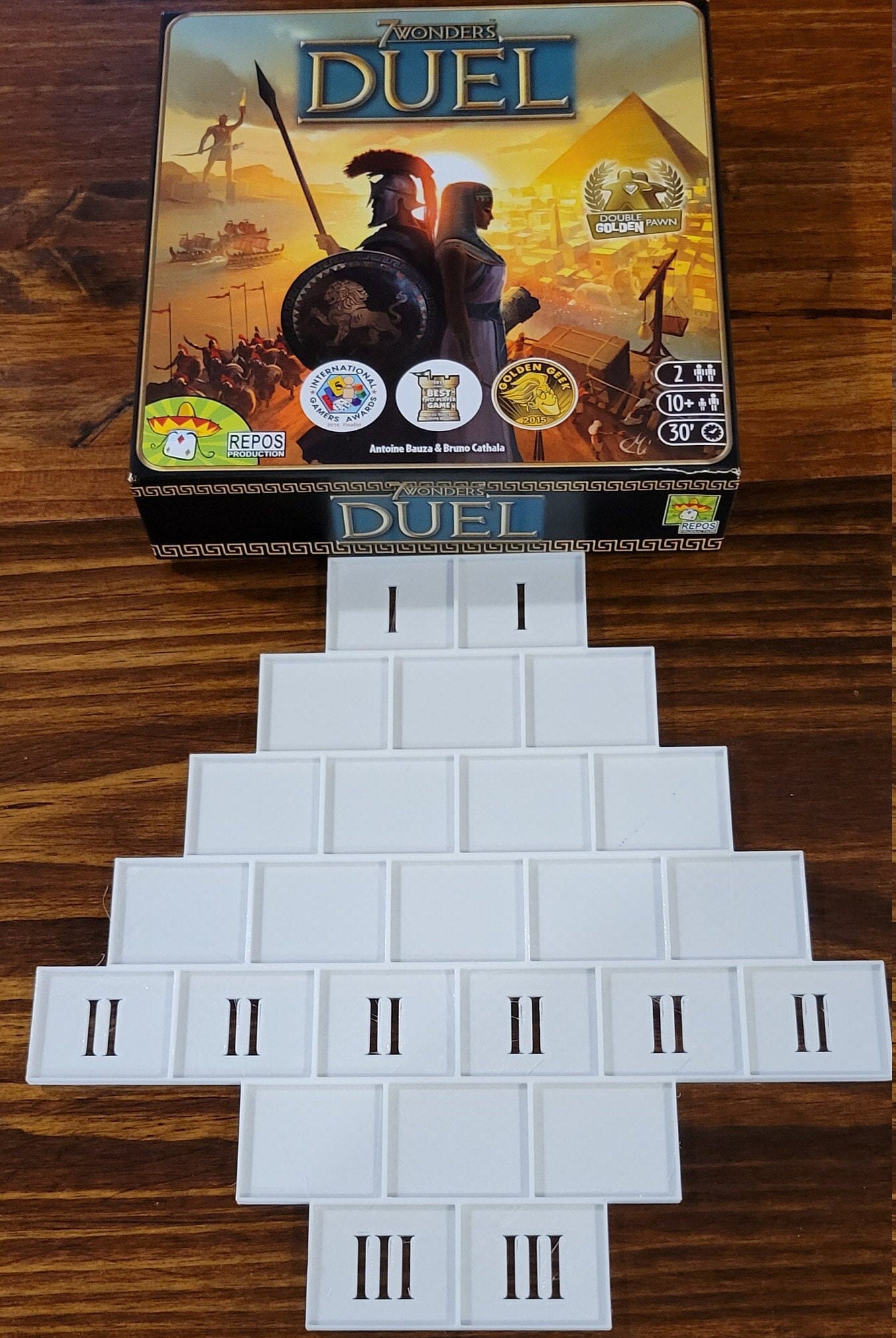 card sleeves for 7 wonders duel MayDay Games Magnum 65x100mm - Clear Polypropylene, 40 Micron, 100 Standard Board Game Card Sleeves, Compatible with Thicker card sleeves are nice but getting the cards back in the box and handling hugely overstacked decks is a big issue on games over 100 cards Laserox Inserts 7 Wonders Duel