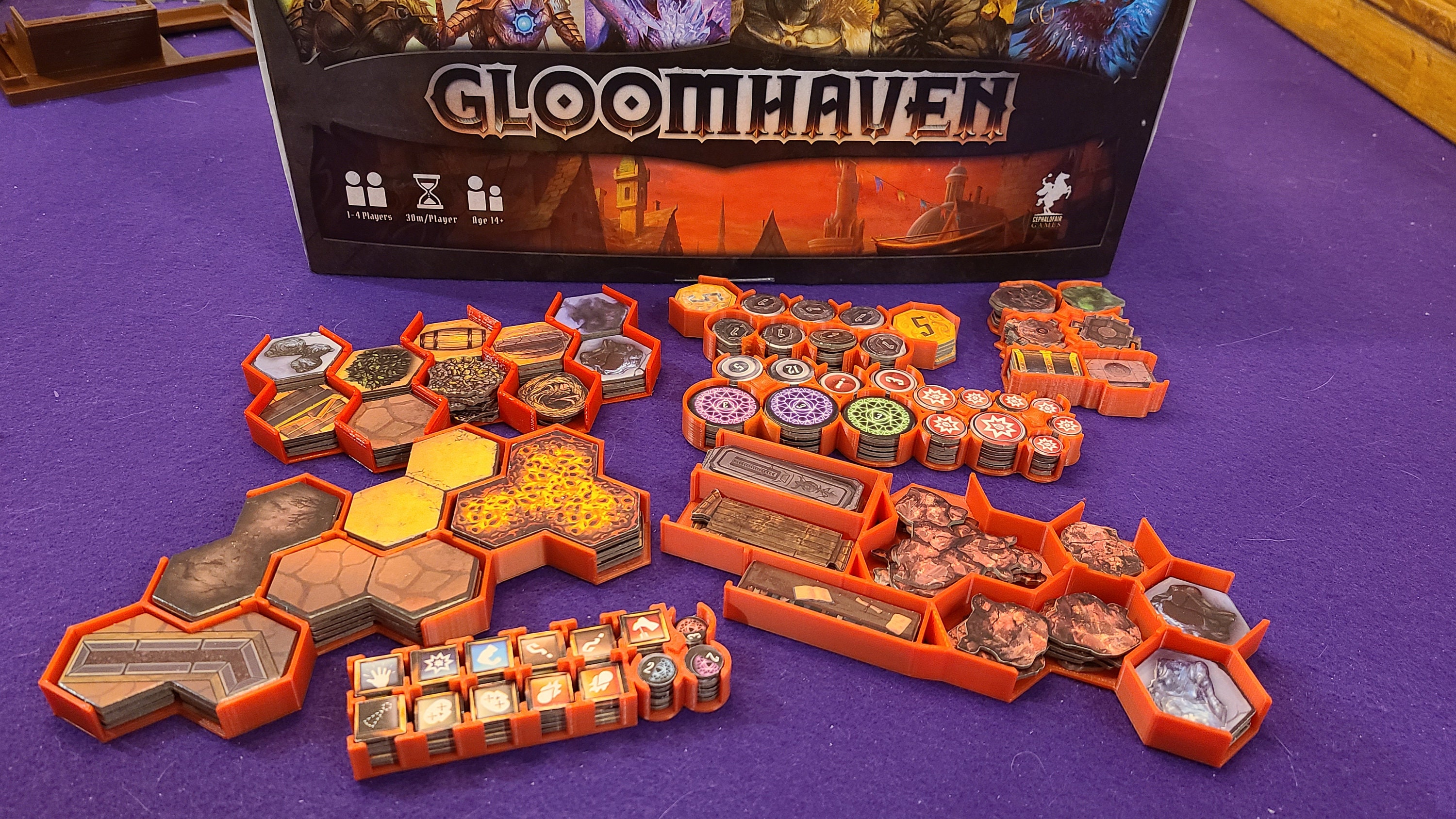 My 3D printed organizer for Gloomhaven! : r/Gloomhaven