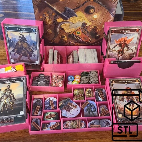 Gloomhaven - Jaws of the Lion - Organizer Interno v2 - Organizer - Folded Space | Get Your Fun