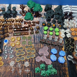 Gloomhaven Scenery Set: Enhanced 3D Terrain, Over 200 Pieces