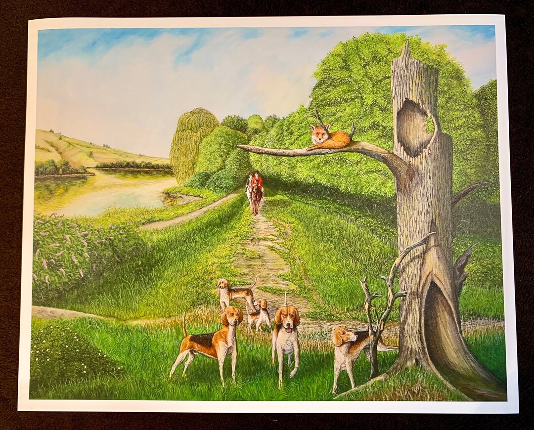 Fox Hunt -signed Limited Edition Print - Etsy