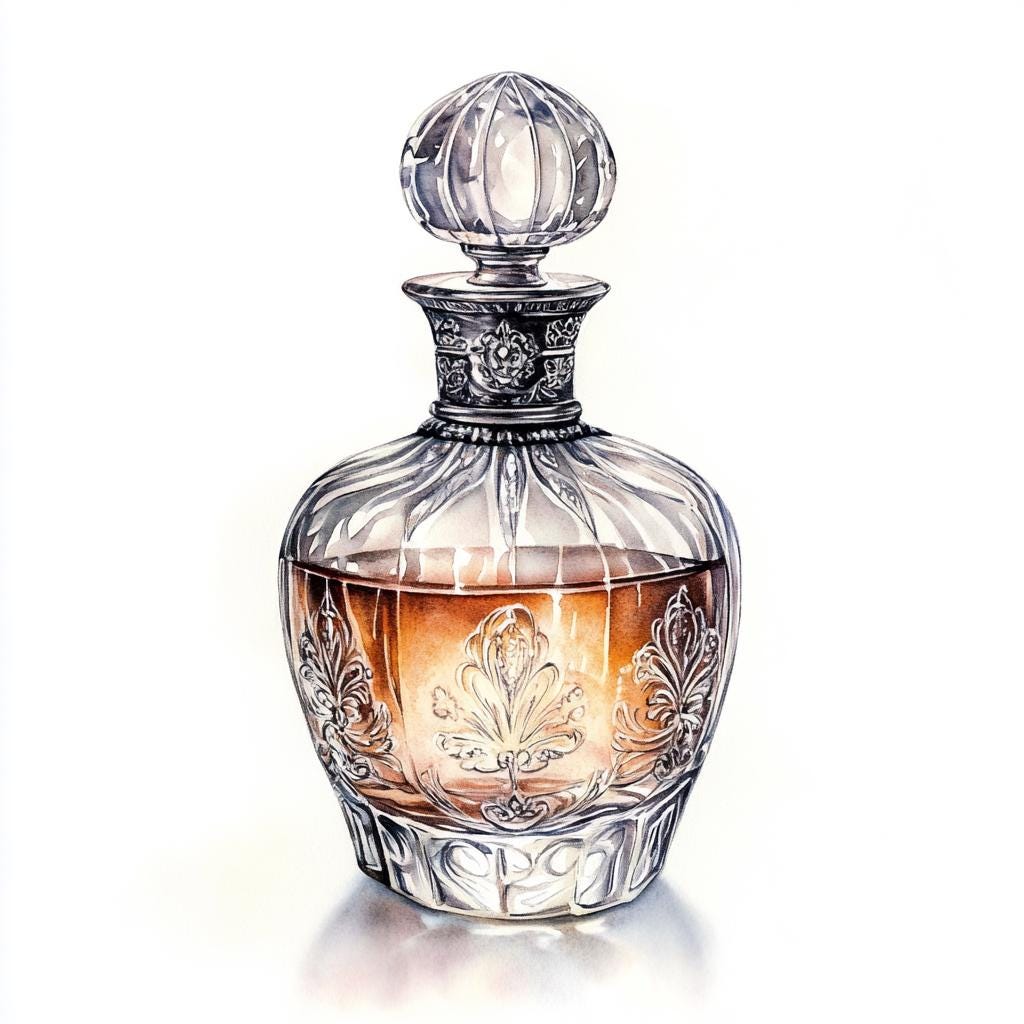 Frasco de perfume vint - Etsy México, image size:1024x1024