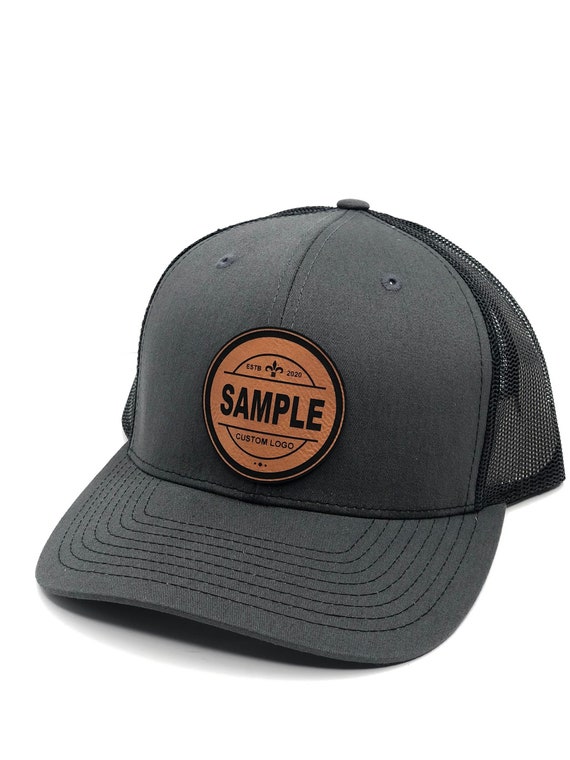 Custom Logo Hat Bulk Custom Leather 