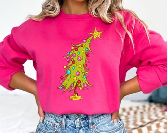 Christmas Tree - Trendy Christmas Tree, Sweatshirt, Christmas, Holidays, Gifts, Christmas Sweatshirt, Holiday Sweatshirt