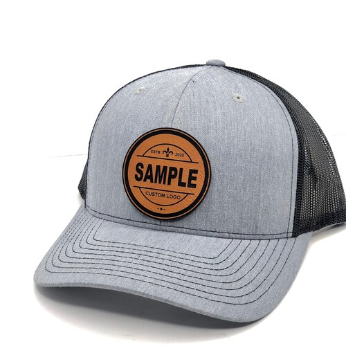 Custom Logo Hat Bulk Custom Leather 