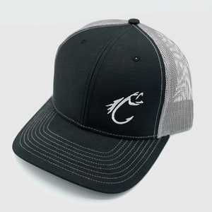 Embroidered Fishing Hook Hat: Richardson 112 Snapback