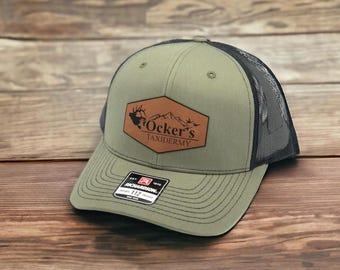 Custom Logo Leather Patch Hat: Business Merch Gift