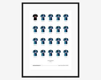 Wycombe Wanderers FC League One Play-Off Winners 2019/20 - A3/A4 Poster - Football Team Print Gift