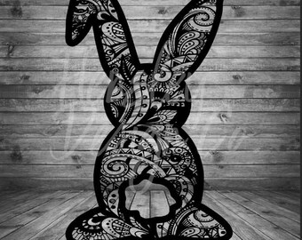 Download Mandala Rabbit Svg Etsy