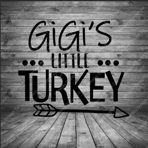 Thanksgiving GiGi&#39;s Little Turkey Design
