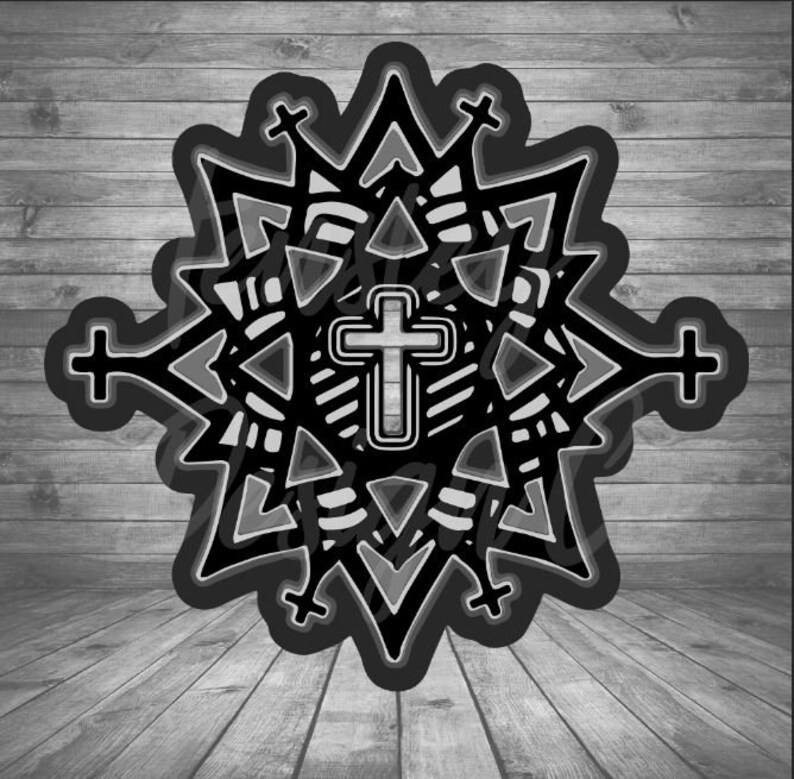 Download 3D Cross Mandala SVG | Etsy
