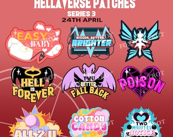 HELLAVERSE S3 Embroidered Patches