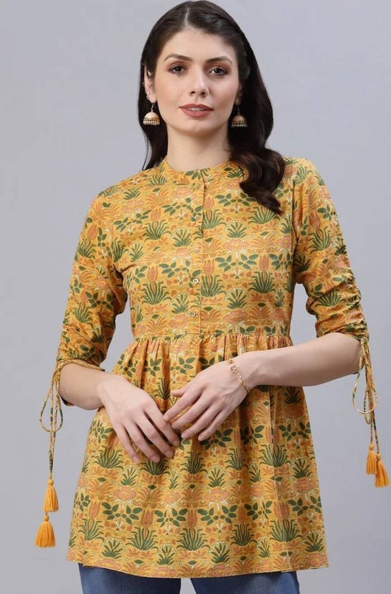Women's Designer Tunic Kurti dress Indian Pakistani Salwar Kameez Set Party  Wear | eBay