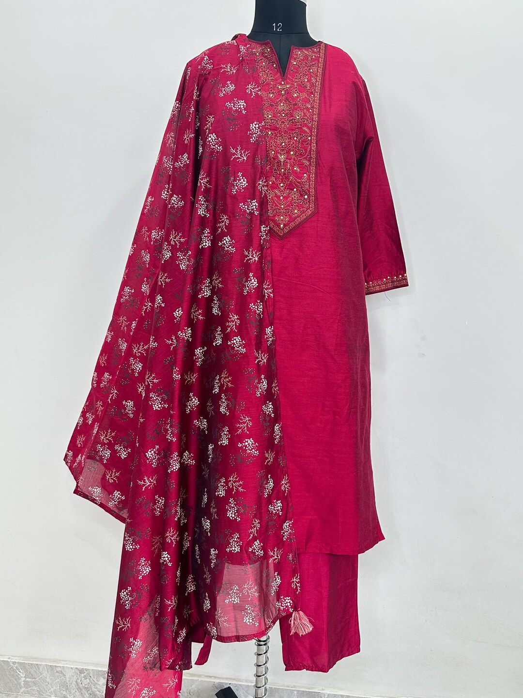 Rosewood Silk Kurta Set