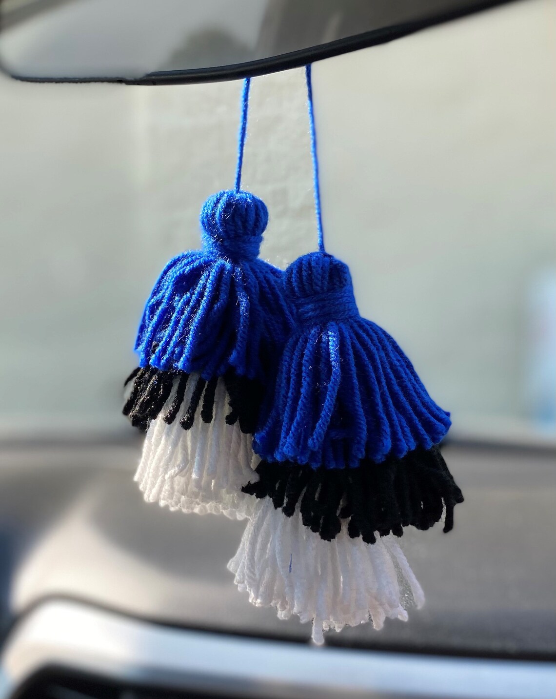 Custom Team Mascot Tassel car charm set car air Etsy