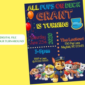 Three-esta Birthday Party Invitation - DIGITAL FILE - Etsy Ireland