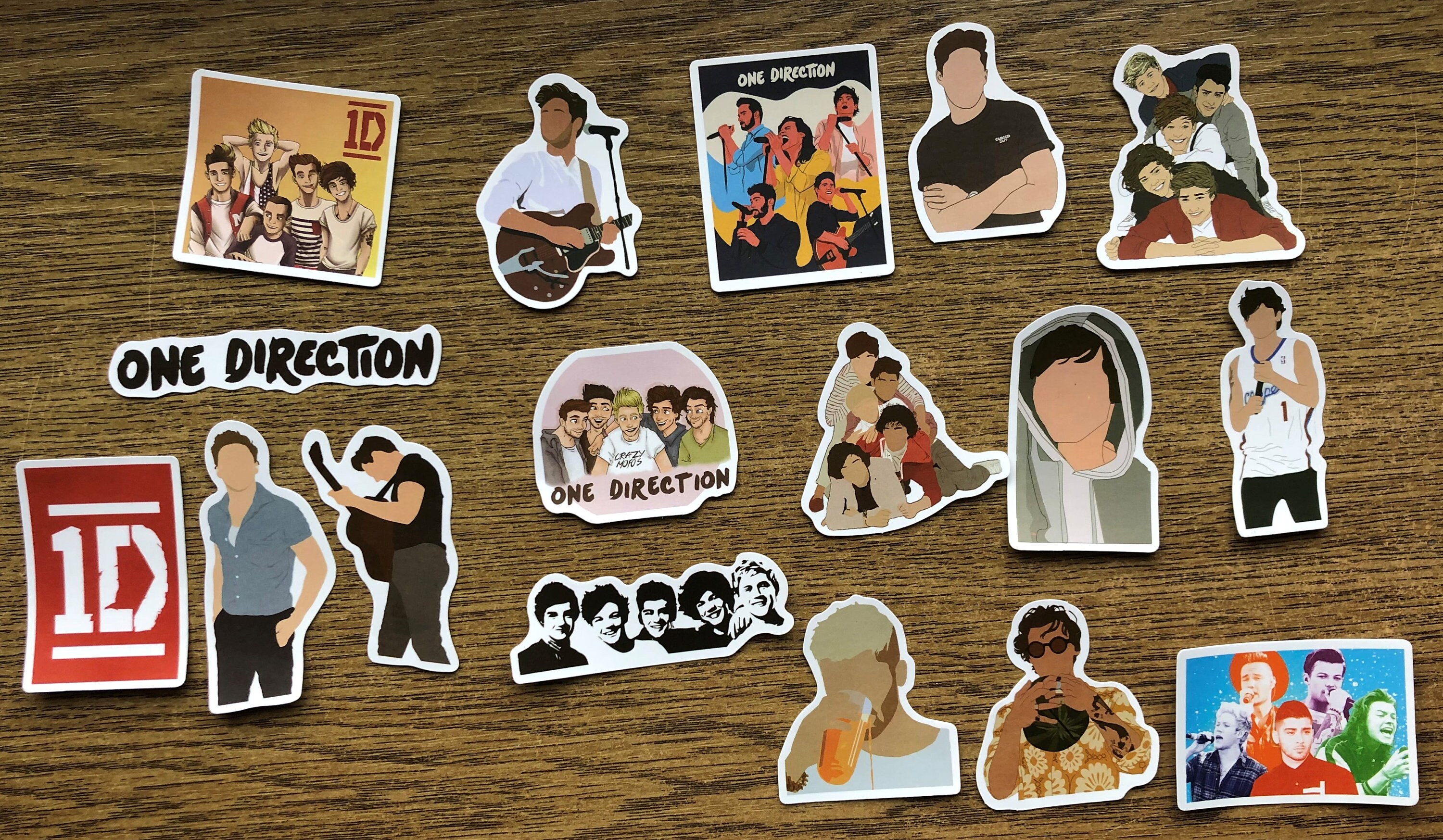one direction stickers etsy