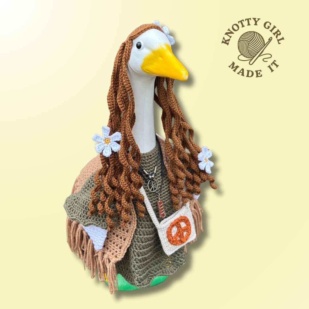 30 Hippie Crochet Patterns for Boho Outfits, Bags, Home Décor, and Gifts 32 Hippie Porch Goose Outfit Crochet Pattern