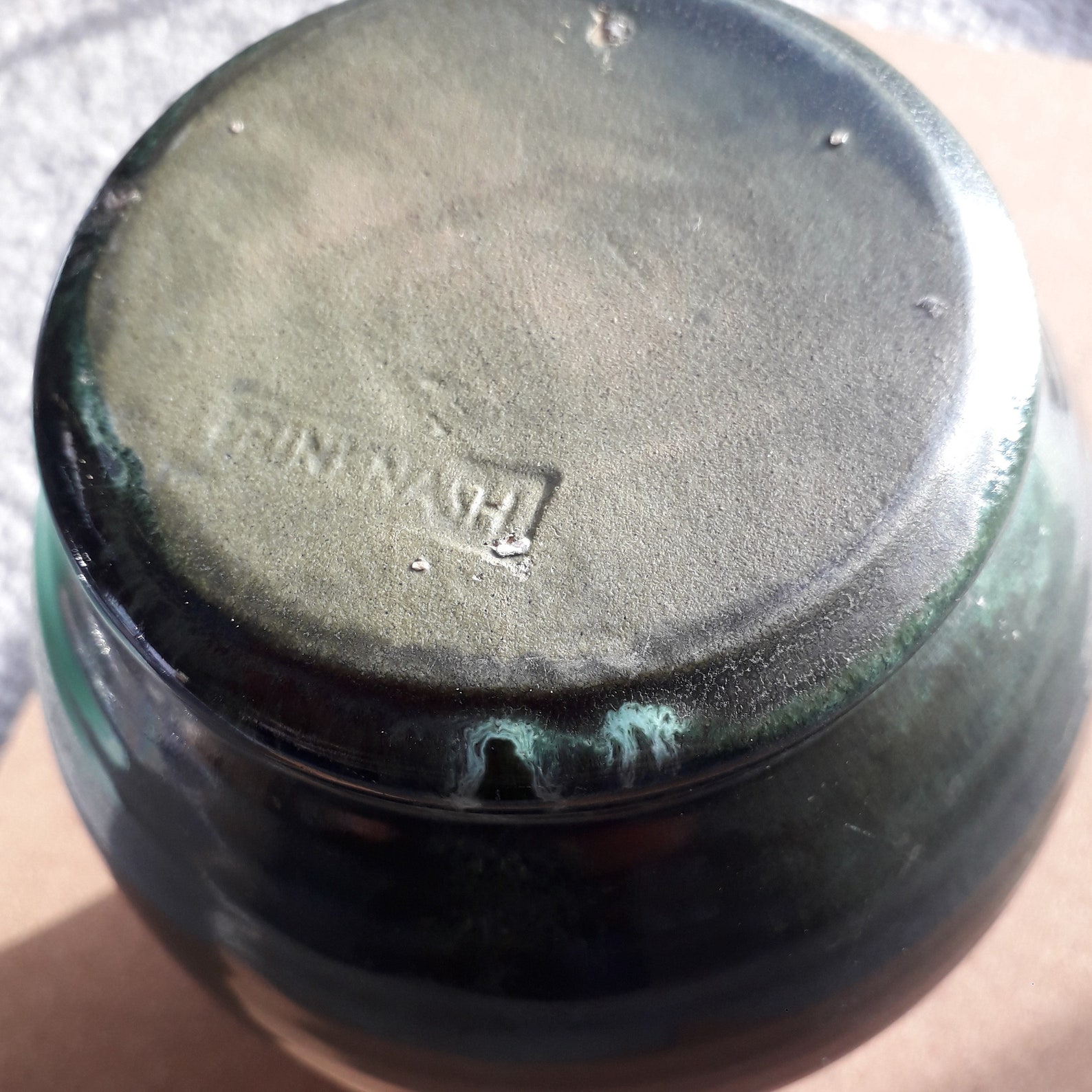 Green Prinknash Pottery Vase Made in England 1960s Etsy Italia