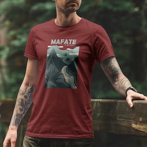 T-shirt du cirque de mafate sur l'île de la réunion, inspiré par le trail running et la nature. Idée cadeau pour amoureux de la nature.