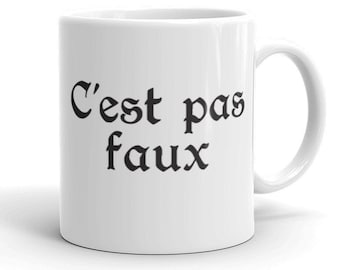 Mug "Grail, It's not false" - Cult of Kaamelott by Perceval and Karadoc - Gift Idea Knights of the Round Table by Alexandre Astier