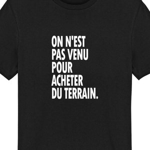 Trailrunning-t-shirt - "Vi kom inte hit för att köpa mark." | Motivation och beslutsamhet | Sportig och engagerad look | Långlöpning