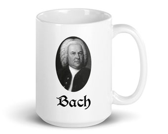 Mug Humory Classical Music Bach Front
