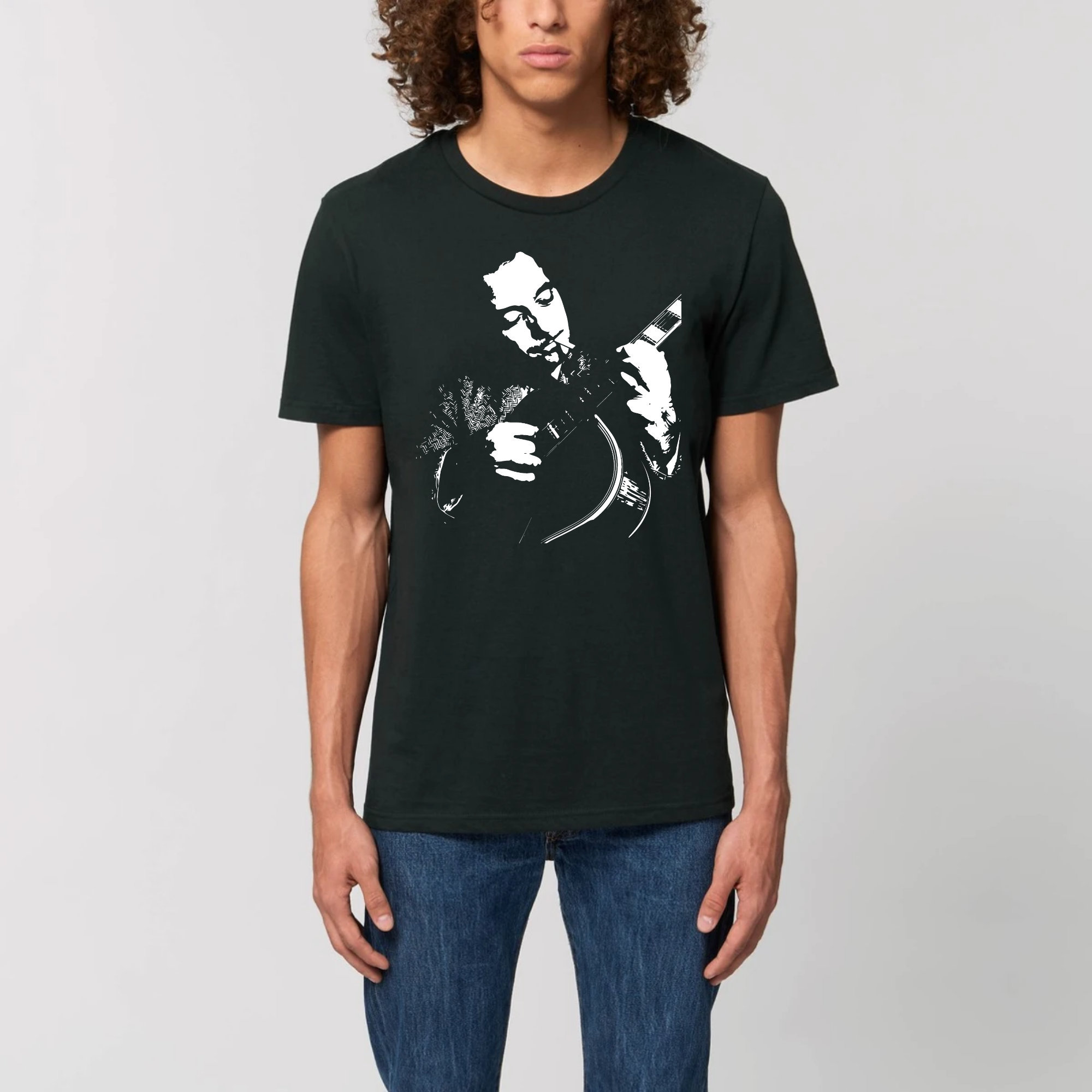Discover Organic T-shirt by Django Reinhardt, gypsy jazz guitarist Shirt