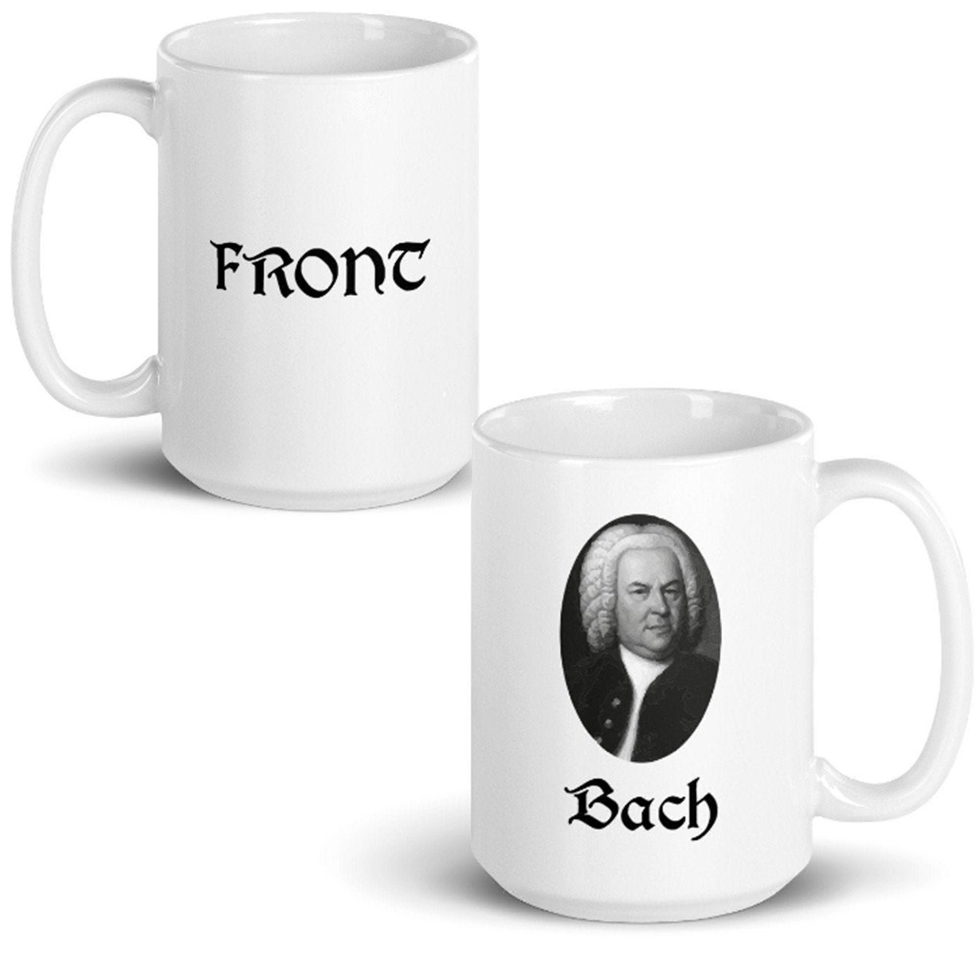 Mug Humoristique Musique Classique Bach Front