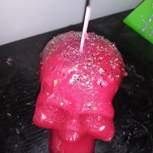 Love Me Skull Ritual Spell Candle