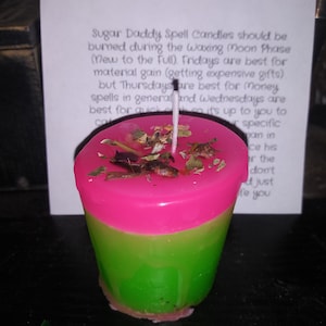 Sugar Daddy Spell Candle