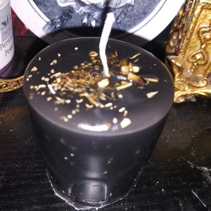 Banishing spell candle