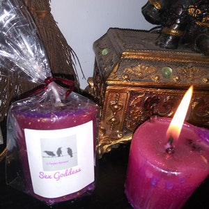 Sex Goddess Spell Candle