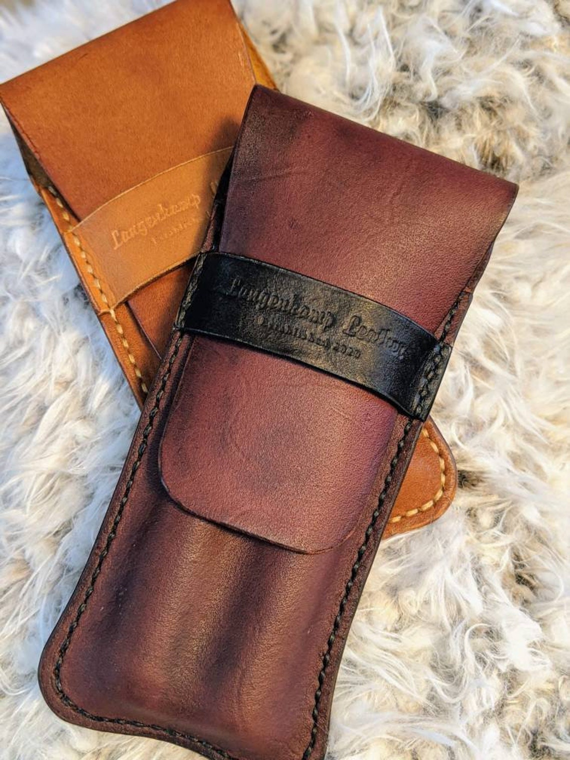 Handmade Leather Cigar Case Etsy